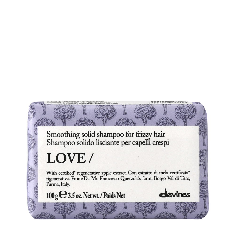 DAVINES SPA Шампунь твердый для непослушных волос / LOVE Smoothing shampoo bar 100 гр
DAVINES SPA Шампунь твердый для непослушных волос / LOVE Smoothing shampoo bar 100 гр
