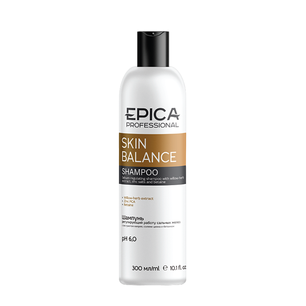 EPICA PROFESSIONAL Шампунь регулирующий работу сальных желез / Skin Balance 300 мл
EPICA PROFESSIONAL Шампунь регулирующий работу сальных желез / Skin Balance 300 мл