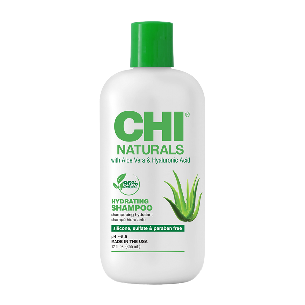 CHI Шампунь увлажняющий с алоэ вера и гиалуроновой кислотой / CHI NATURALS HYDRATING SHAMPOO 355 мл
CHI Шампунь увлажняющий с алоэ вера и гиалуроновой кислотой / CHI NATURALS HYDRATING SHAMPOO 355 мл