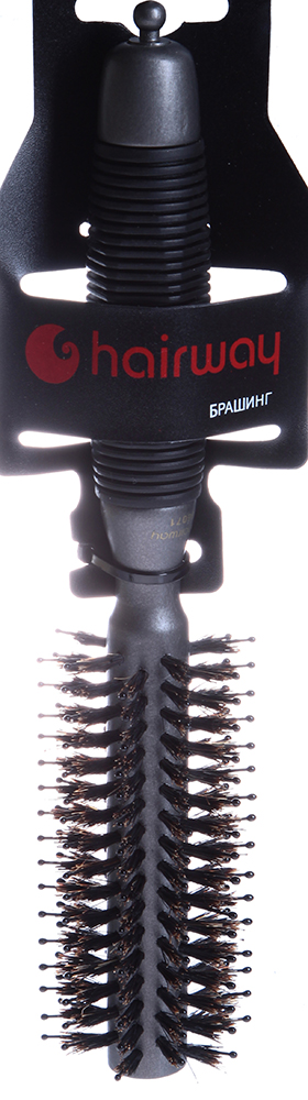 HAIRWAY Брашинг Dark Wood деревянный, натуральная щетина, штифты, черный 18 мм
HAIRWAY Брашинг Dark Wood деревянный, натуральная щетина, штифты, черный 18 мм