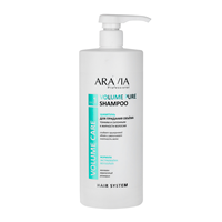 Шампунь бессульфатный для придания объёма тонким и склонным к жирности волосам / Volume Pure Shampoo 1000 мл, ARAVIA