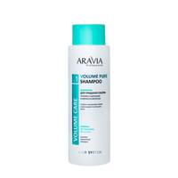 Шампунь бессульфатный для придания объёма тонким и склонным к жирности волосам / Volume Pure Shampoo 400 мл, ARAVIA
