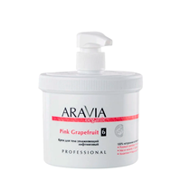 Крем увлажняющий лифтинговый для тела / Organic Pink Grapefruit 550 мл, ARAVIA