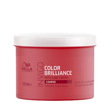 WELLA PROFESSIONALS Маска-уход для защиты цвета окрашенных жестких волос / Brilliance 500 мл