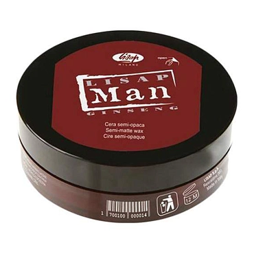 LISAP MILANO Воск матирующий для укладки волос, для мужчин / Semi-Matte Wax MAN 100 мл