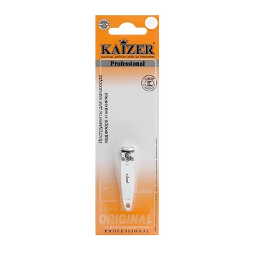 KAIZER Клиппер маникюрный, малый, серебро, 55 мм