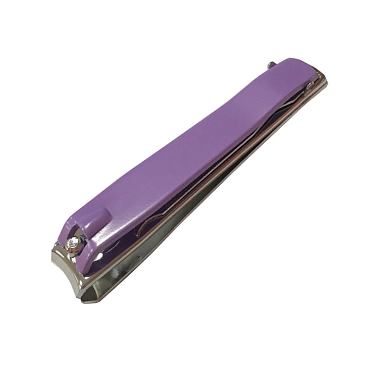 SAM Книпсер для ногтей маникюрно-педикюрный, фиолетовый 8 см