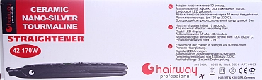 HAIRWAY Щипцы Nano Silver Tourmaline 170 W