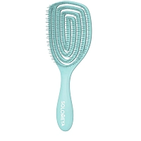 SOLOMEYA Расческа для сухих и влажных волос с ароматом жасмина MZ0011 / Wet Detangler Brush Oval Jasmine, фото 1
