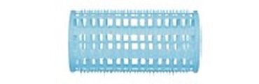 DEWAL BEAUTY Бигуди пластик голубые, d 38x76 мм 10 шт (в комплекте шпильки 80 мм)