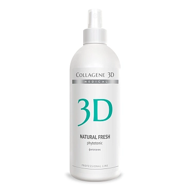 MEDICAL COLLAGENE 3D Фитотоник / Natural Fresh 500 мл проф.