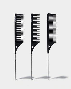 FRAMAR Комплект расчёсок для набора прядей, черный / Dreamweaver Comb Black