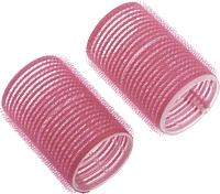 DEWAL BEAUTY Бигуди-липучки розовые, d 44x63 мм 10 шт, фото 1
