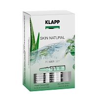 KLAPP Набор для интенсивного ухода (концентрат ампульный 3*2 мл + крем для лица 3 мл) SKIN NATURAL Power Set, фото 1