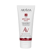 ARAVIA Маска-активатор для роста волос с кайенским перцем и маслом усьмы / Spicy Hair Mask 200 мл, фото 1