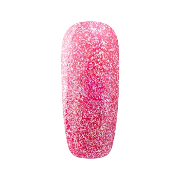 SOPHIN 0379 лак для ногтей, малиново-розовый рассеянный голографик / Starlet Sensual Glam Collection 12 мл