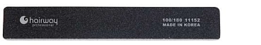 HAIRWAY Пилка широкая черная 100/180 (11036)