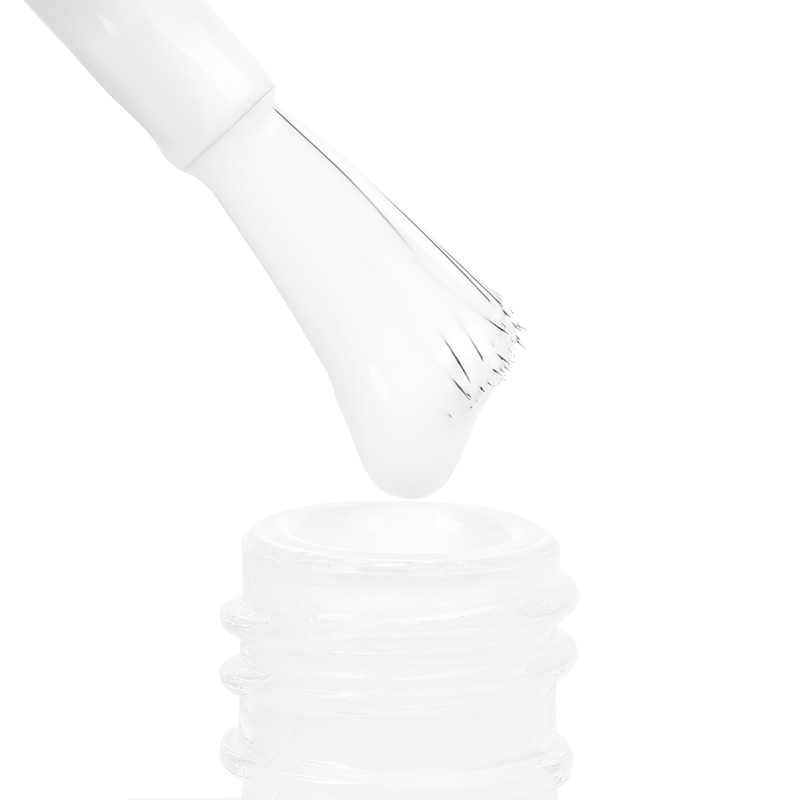 E.MI 001 лак ультрастойкий для ногтей, Снежно-белый / Gel Effect 9 мл, фото 2