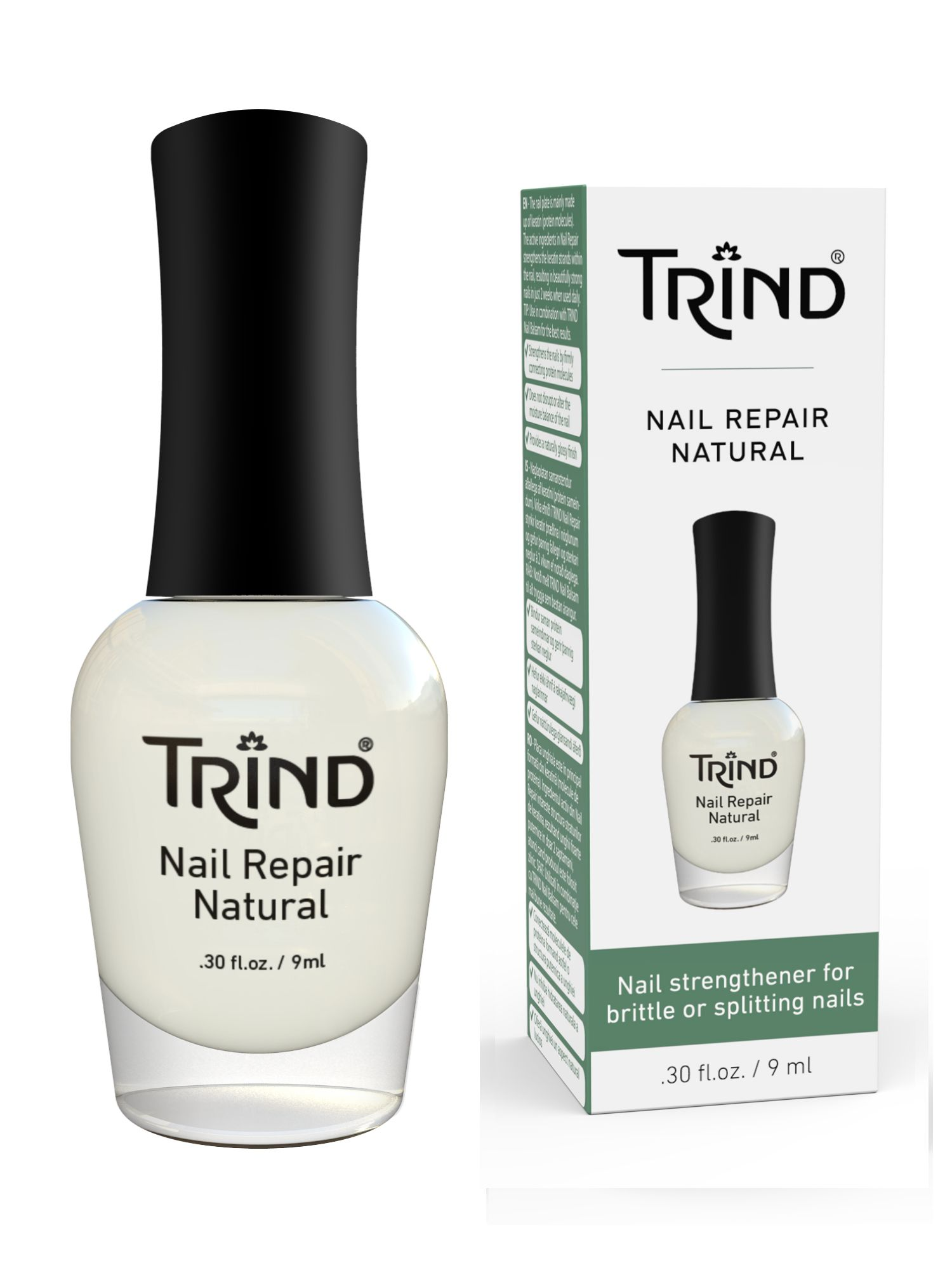 TRIND Укрепитель ногтей натуральный / Nail Repair Natural 9 мл лак для ногтей trind