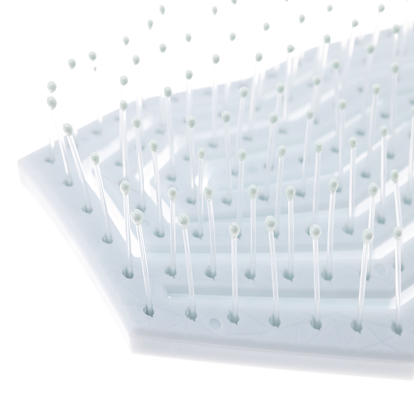 DEWAL BEAUTY Щетка продувная Eco-Friendly айсбег с нейлоновым штифтом, мятная, фото 3