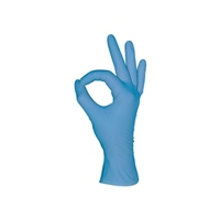 MEDIOK Перчатки нитрил голубые S 100 шт, фото 1