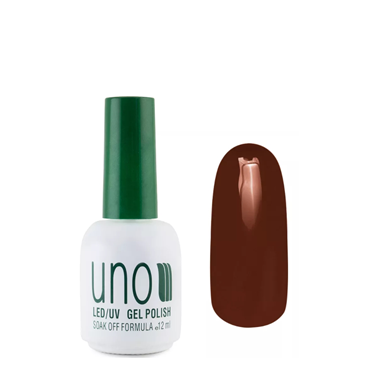 UNO Гель-лак для ногтей коричневый 307 / Uno Brown 12 мл