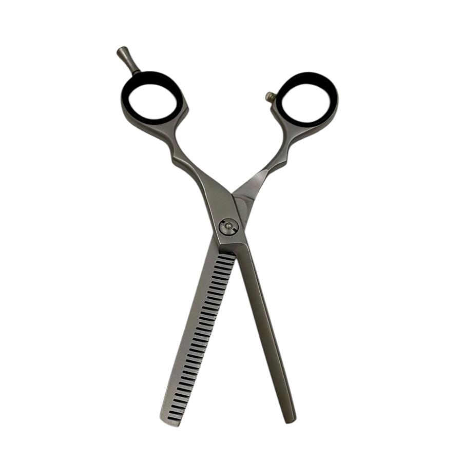 IWOU PROFESSIONAL Ножницы парикмахерские филировочные 6,5 с черными ручками, фото 2