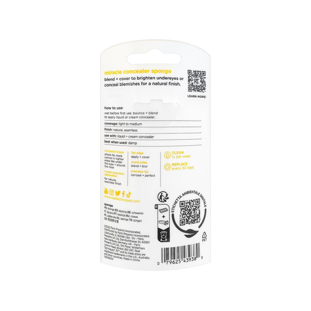 REAL TECHNIQUES Спонж для консилера / Real Techniques Miracle Concealer Sponge, фото 5