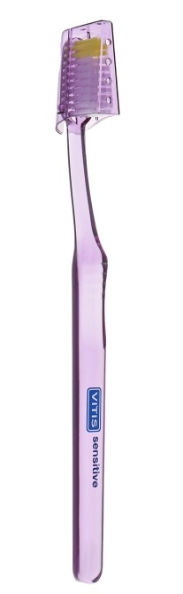 DENTAID Щётка зубная Vitis Sensitive в твердой упаковке, фото 3