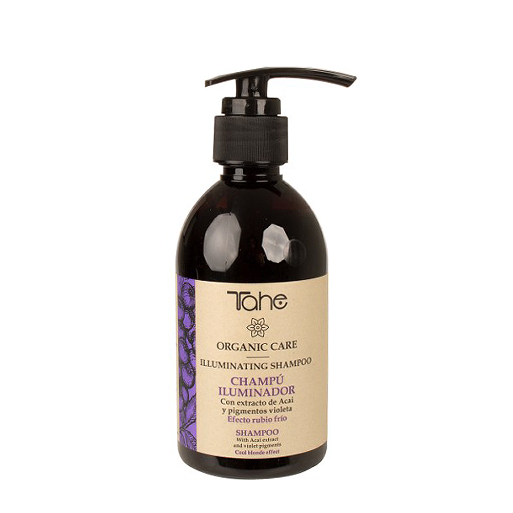 TAHE Шампунь для поддержания холодных оттенков волос / ILLUMINATING SHAMPOO BIO ORGANIC CARE 300 мл, фото 1