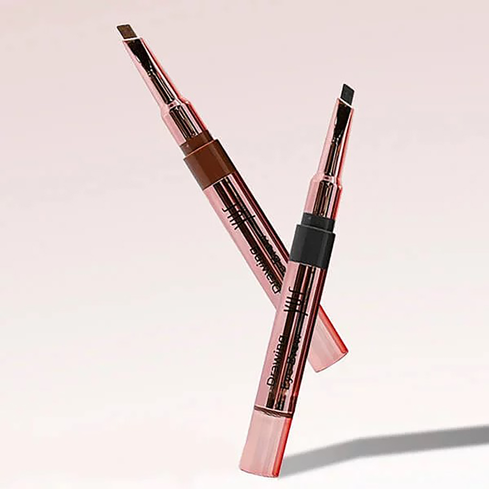 YU.R Карандаш для бровей, теплая ириска / Drawing Eye Brow Warm toffee 2,5 мл, фото 4