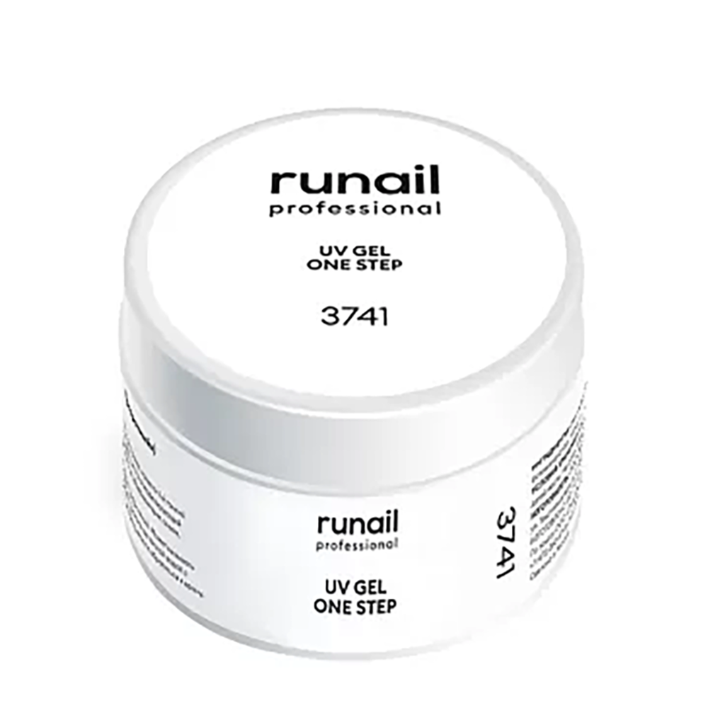 RUNAIL УФ-гель однофазный, прозрачный 30 г камуфлирующий гель runail professional гипоаллергенный raitama с биотином 8255 15 г
