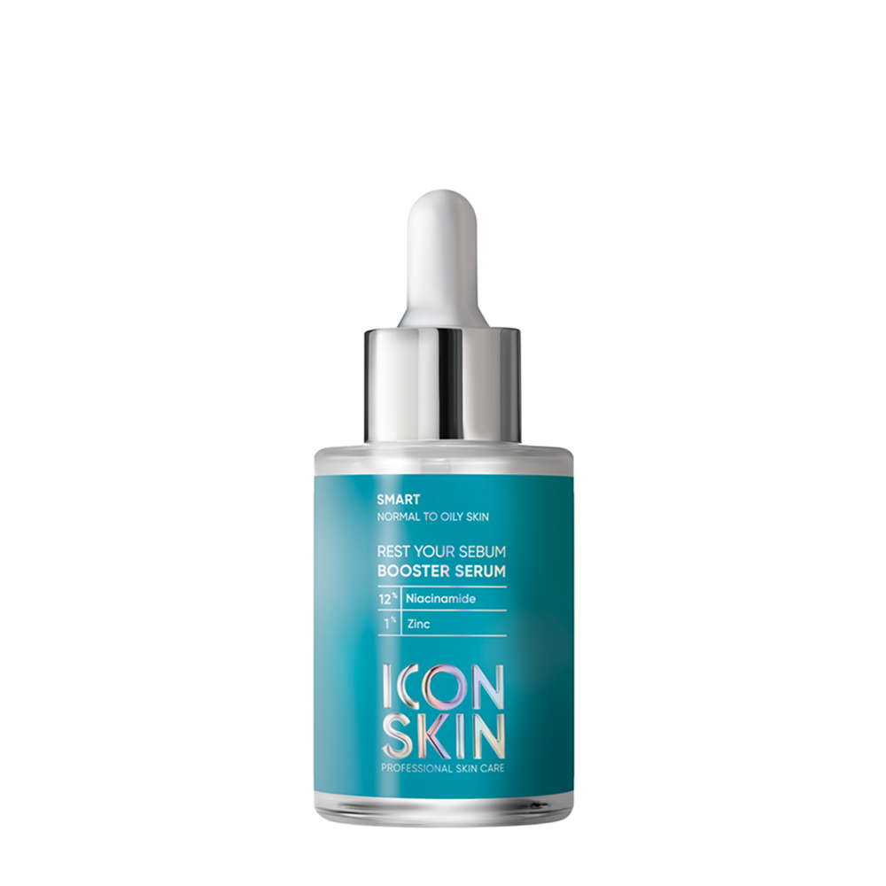 ICON SKIN Сыворотка-концентрат себорегулирующая с ниацинамидом / Rest Your Sebum 30 мл маска гидробаланс mirrolla skin plus 25 мл