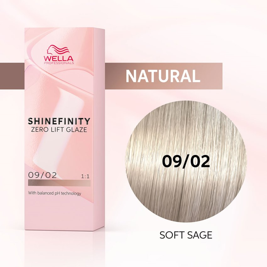 WELLA 09/02 гель-крем краска для волос / WE Shinefinity 60 мл, фото 3