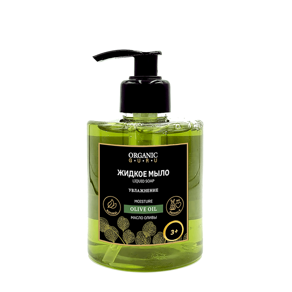 

ORGANIC GURU Мыло жидкое, масло оливы / ORGANIC GURU 300 мл
