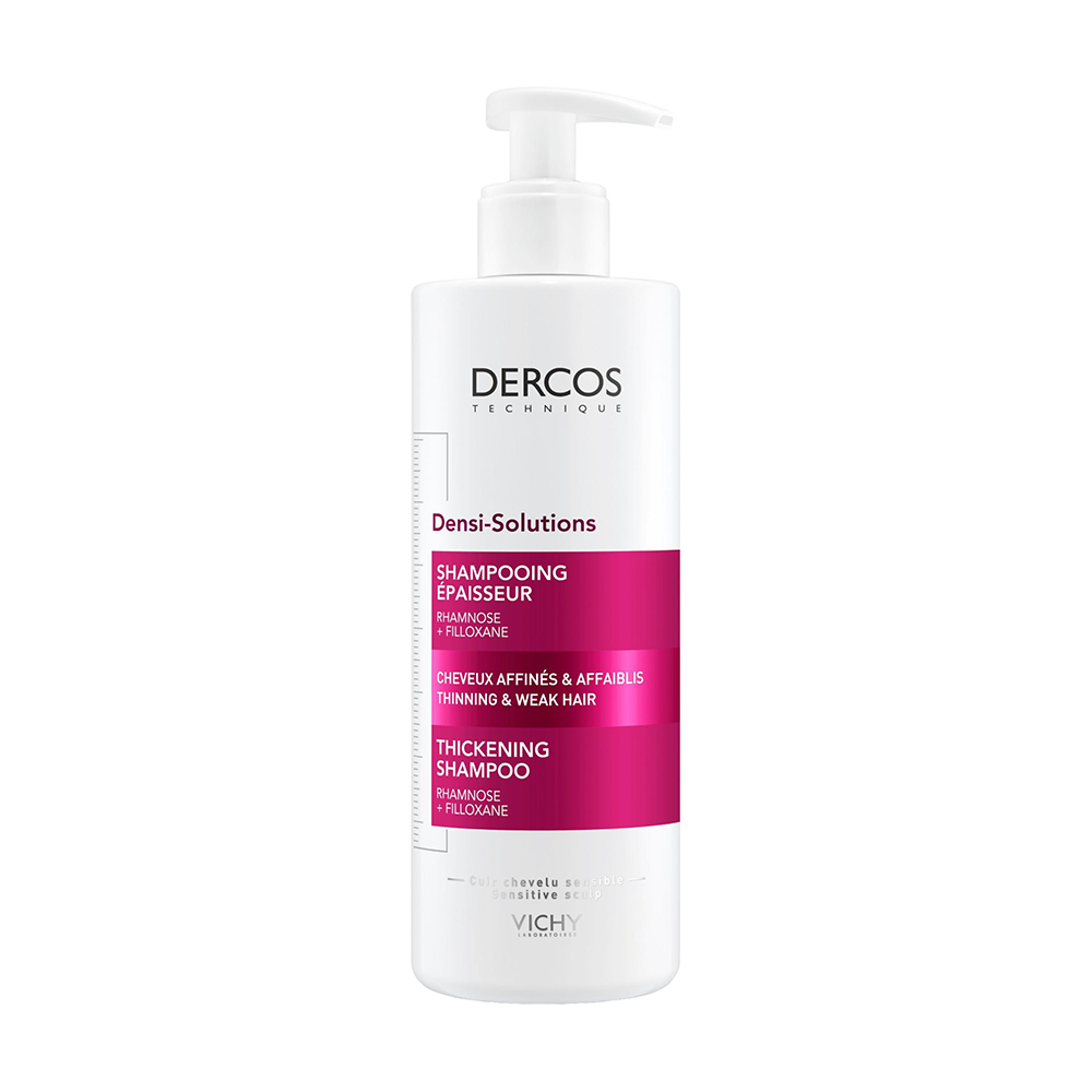 VICHY Шампунь уплотняющий для истонченных и ослабленных волос / Dercos Densi-Solutions 400 мл salerm cosmetics шампунь для восстановления истонченных волос hi repair 1000 мл