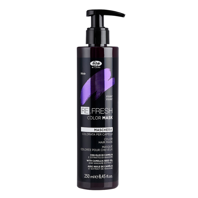 LISAP MILANO Маска оттеночная для волос, фиолетовый / Re.fresh Color Mask 250 мл средство для поддержания оттенка окрашенных волос фиолетовый ultra violet treatment 47232 250 мл