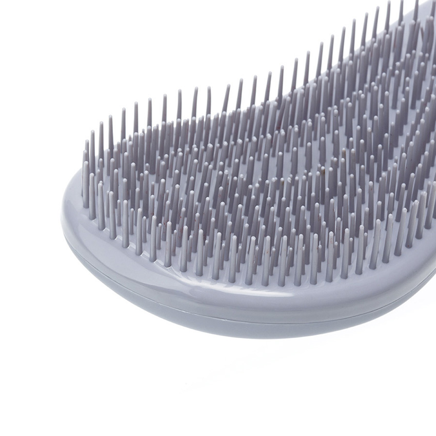 DEWAL BEAUTY Щетка массажная Прованс с пластиковым штифтом, большая ручка, лавандовая, фото 2