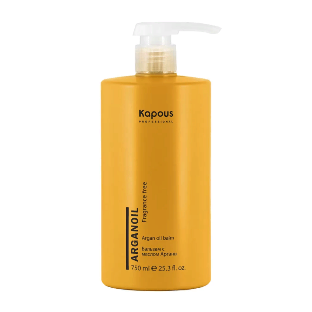 KAPOUS Бальзам для волос с маслом арганы / Arganoil 750 мл klorane бальзам для волос с органическим маслом купуасу 200 мл