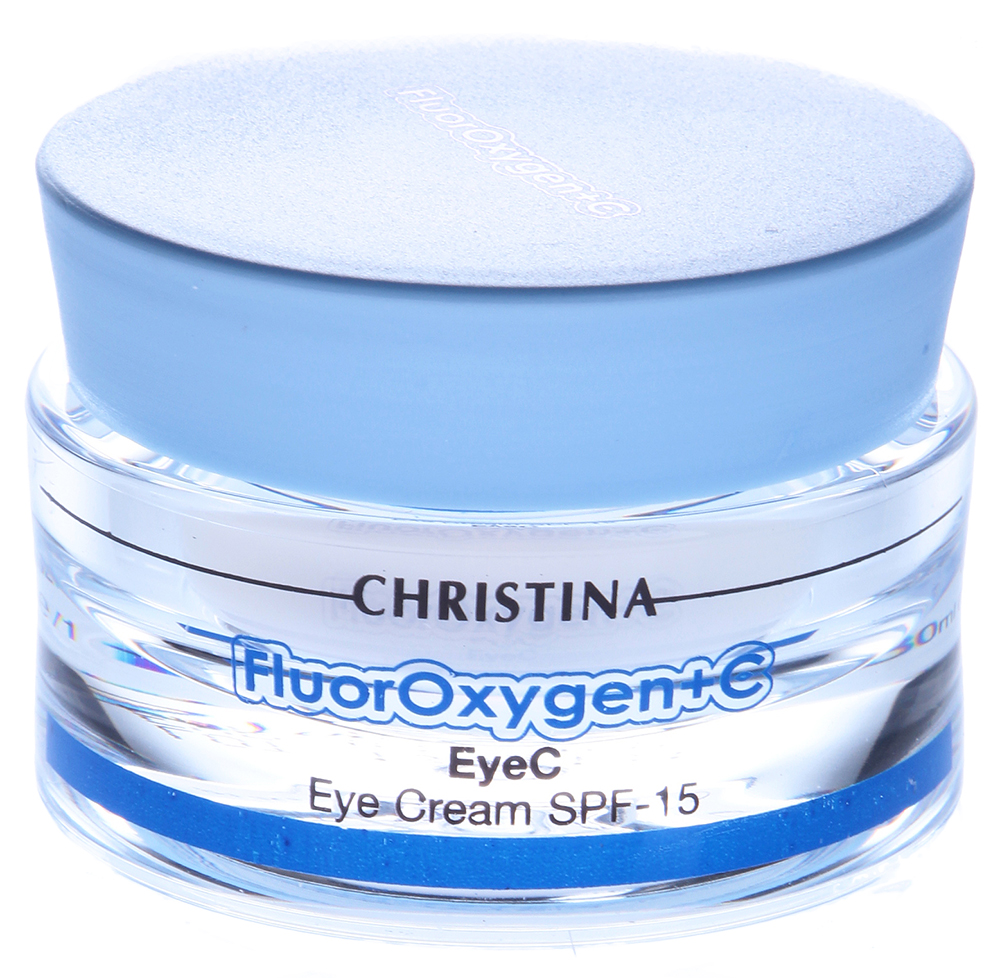 CHRISTINA Крем осветляющий для зоны глаз СПФ15 / EyeС FLUOROXYGEN+C 30 мл