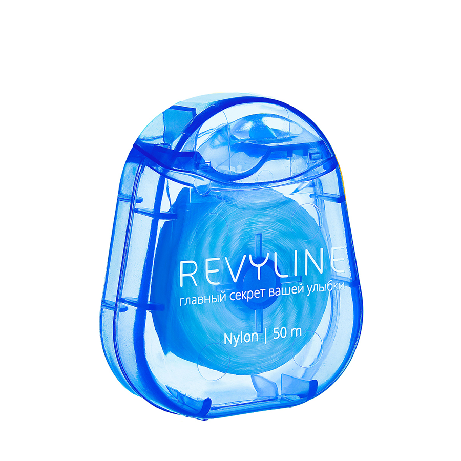 REVYLINE Нить зубная вощеная, нейлон, 50 м, синяя / Revyline, фото 3