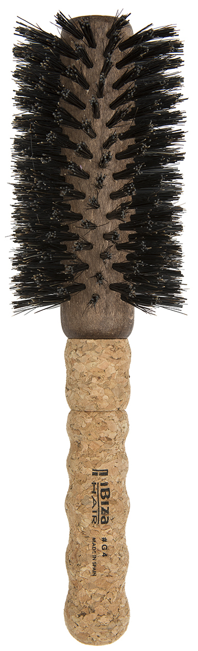 IBIZA HAIR Щетка круглая, закрученная для укладки волос, диаметр 65 мм (пробка), фото 1