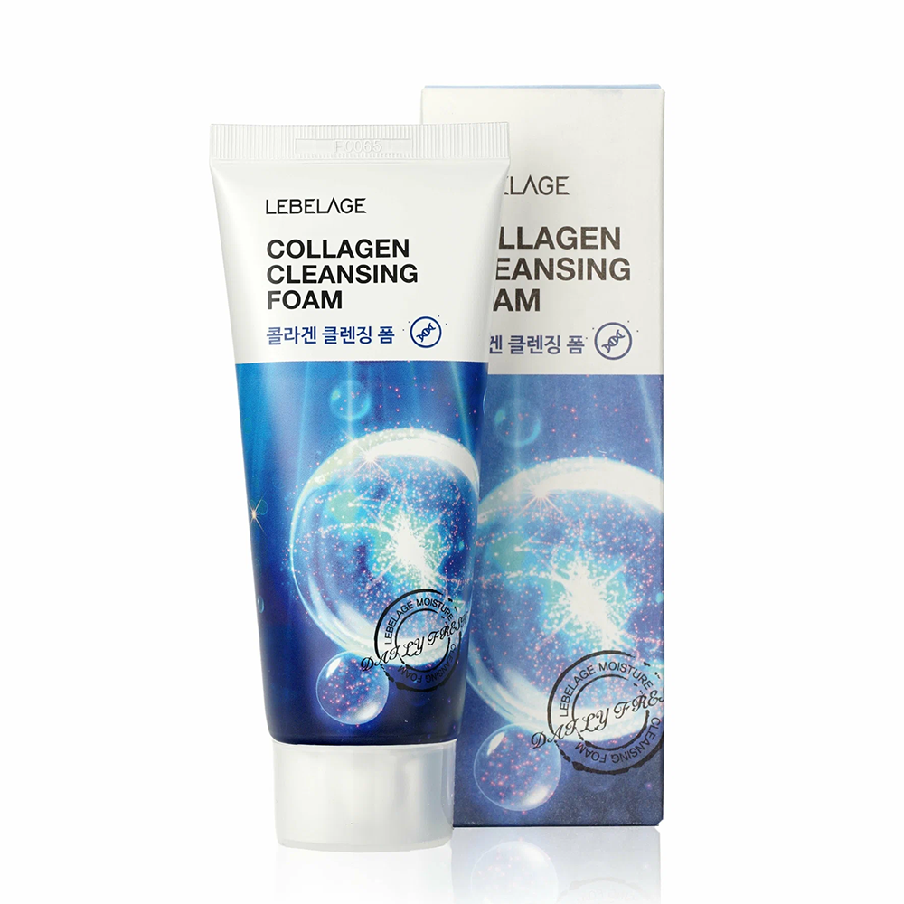 LEBELAGE Пенка для умывания с коллагеном / Lebelage Collagen Cleansing Foam 100 мл, фото 2