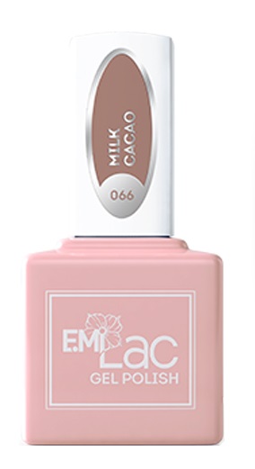 

E.MI 066 CE гель-лак для ногтей, Какао с молоком / E.MiLac 6 мл, Коричневые