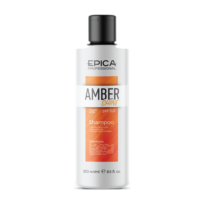 EPICA PROFESSIONAL Шампунь для восстановления и питания волос / Amber Shine Organic 250 мл 91308 - фото 1