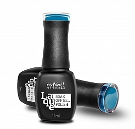 RuNail 2155 гель-лак для ногтей Синий цветок / Laque 12 мл