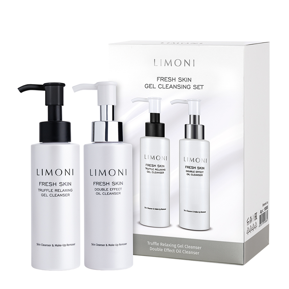 LIMONI Набор для очищения кожи (гель 120 мл, масло 120 мл) Fresh Skin Gel Cleansing Set, фото 3