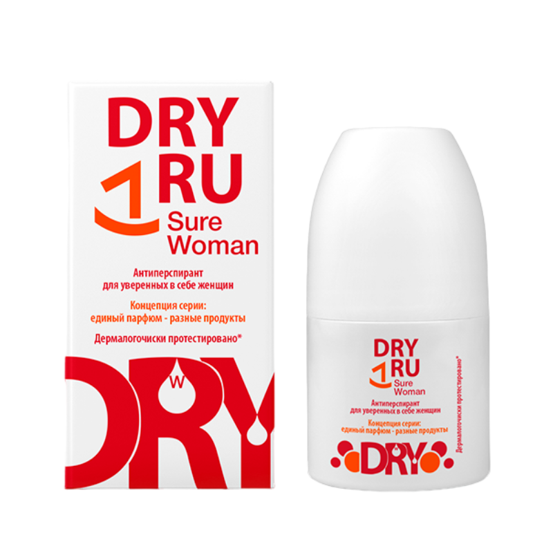 DRY RU Антиперспирант для уверенных в себе женщин / Sure Woman 50 мл