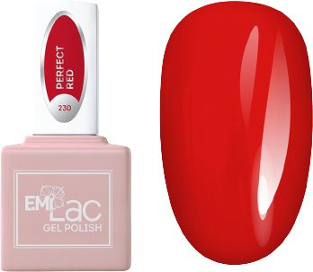 

E.MI 230 RM гель-лак для ногтей, Идеальный красный / E.MiLac 6 мл, Красные