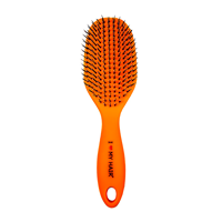 Щетка парикмахерская для волос Spider Soft 1502, оранжевая матовая L, I LOVE MY HAIR
